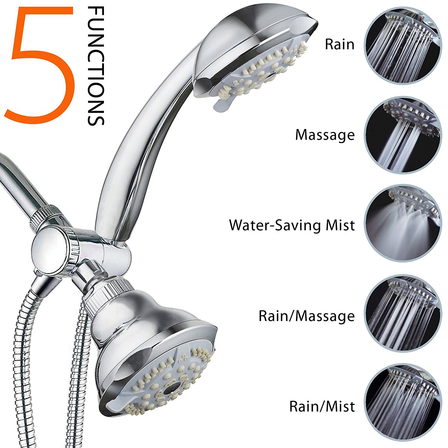 Can a shower head increase water pressure?