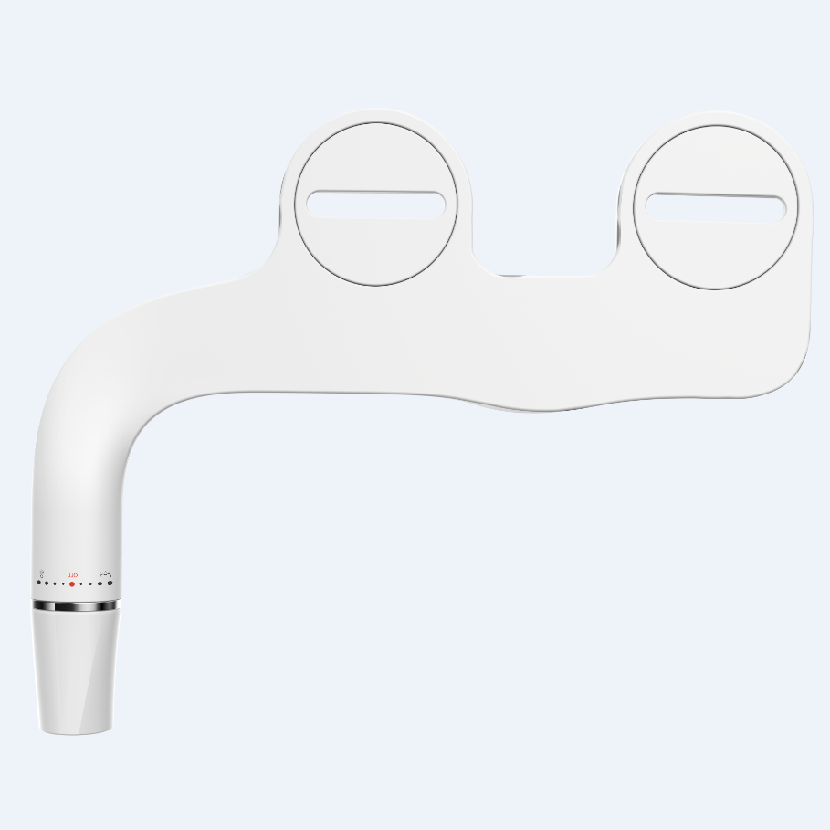 Bidet Travel Bidet ABS Travel Attachment Toilet Spray Non-electric Dual Nozzle Bidet