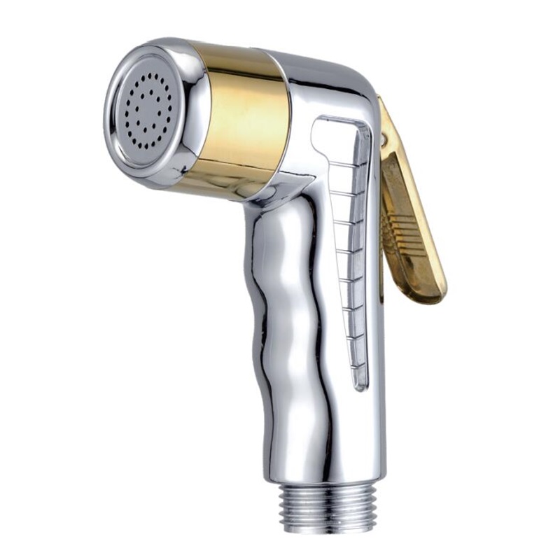 Jet de douche musulman Shattaf bidet or et chrome
