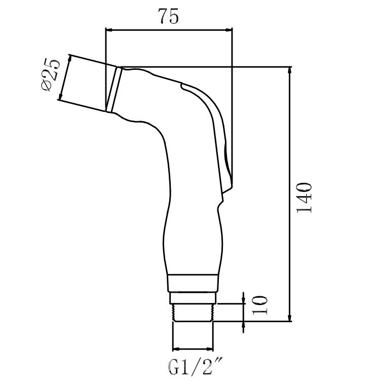 Ensemble de bidet portatif pour pulvérisateur de robinet, vaporisateur de robinet de bidet chaud et froid pour lavabo ou toilette