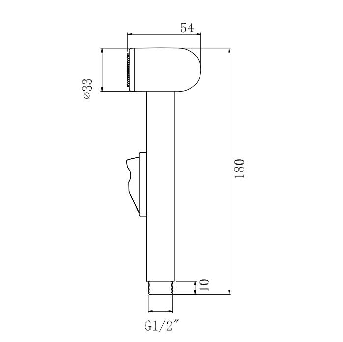 Pulvérisateur de bidet portatif pour siège de toilette