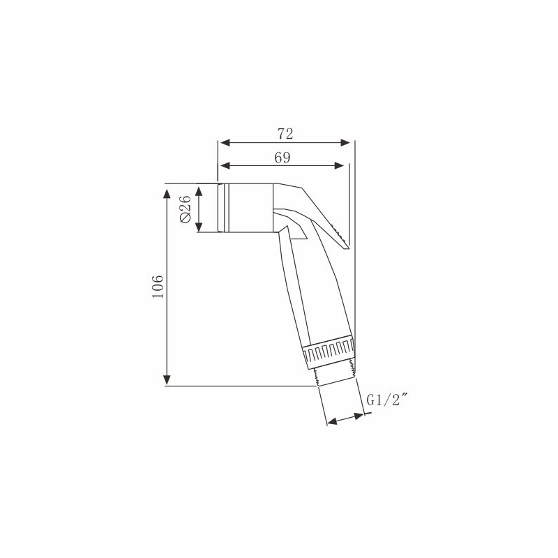 Pulvérisateur de toilette bidet Pulvérisateur de bidet à main