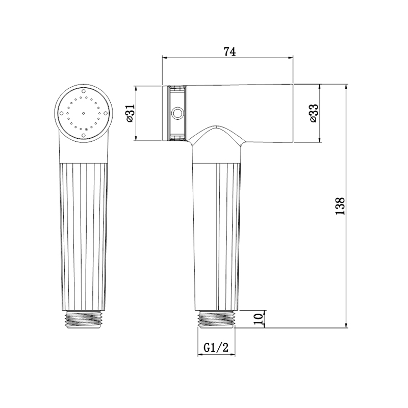 Toilette Bidet Spray Shattaf