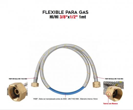 flexible gas hose